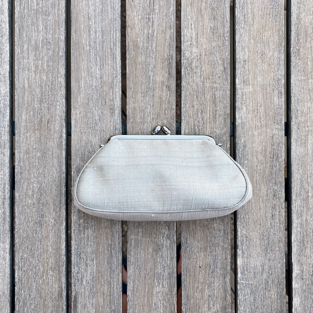 Elegant Gray Clutch Bag